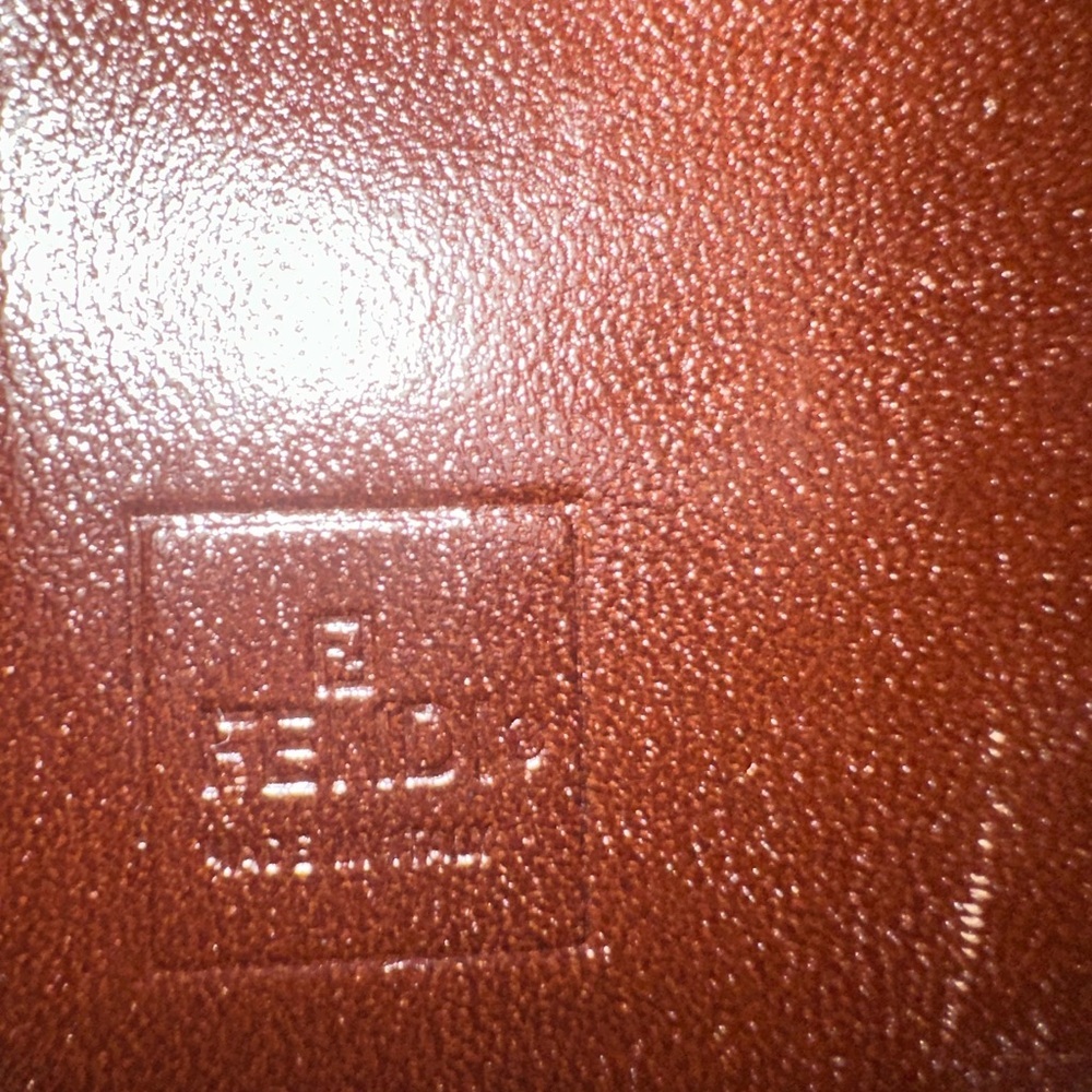 FENDI BUNDLE Canvas Shopper Tote & Zucca Bifold Wallet Set - Authentic - Picture 16 of 17